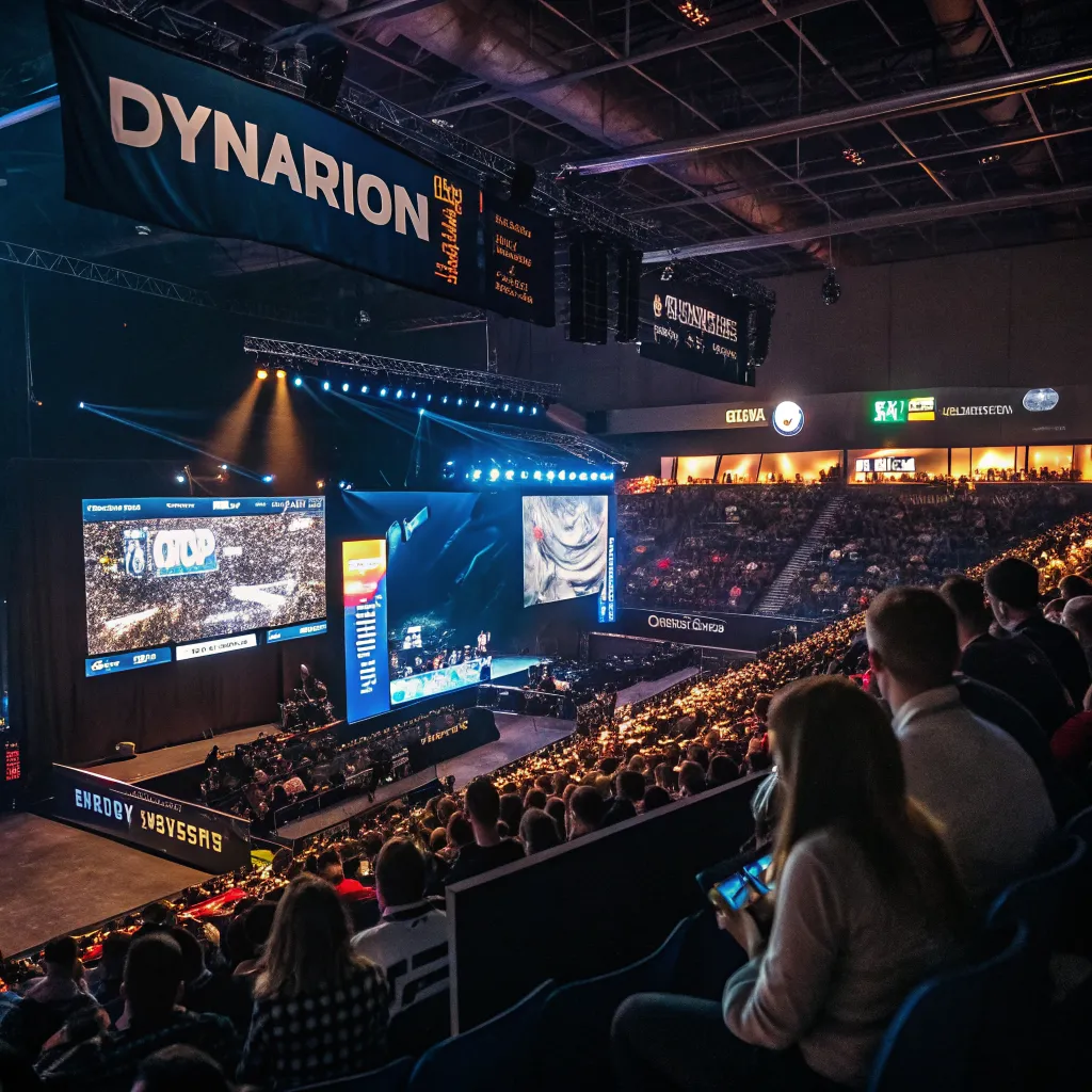 DYNARION esports event crowd